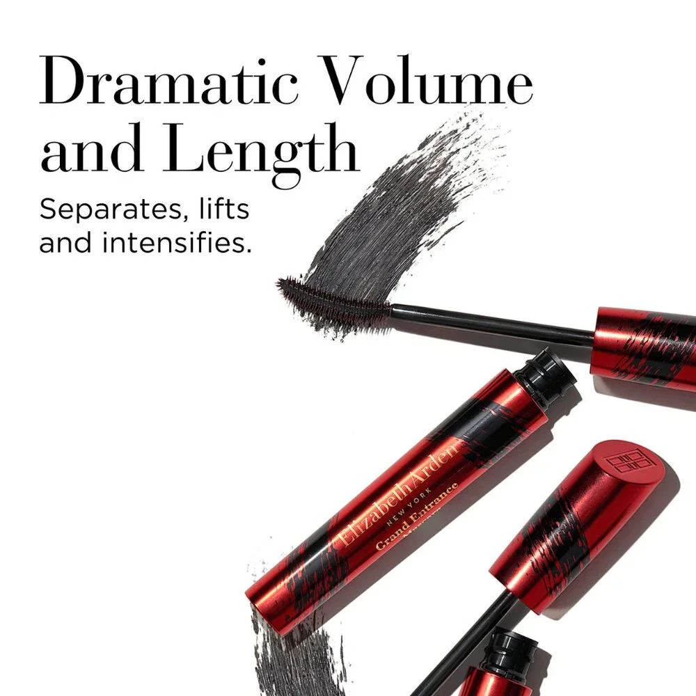 Elizabeth Arden Beauty-Grand Entrance Mascara Volume Length Curl-Full-BOXED-NEW